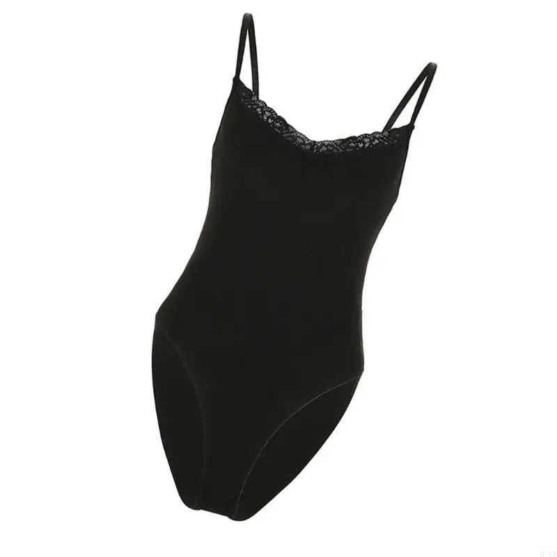 Women's Simple Camisole with Sleeveless Polyester Bodysuit Fashion Lover H7EF