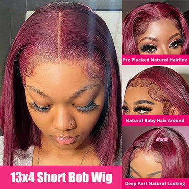 Burgundy Lace Front Wig