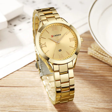 CURREN Women Watch Luxury Fashion Watches Woman ClockSimple Business Wriswatches Ladies Relogio Feminino 9007