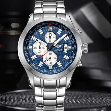 Yelang Watch For MAN Three Eyes Six Needles Quartz Watch Japan OS00 Movement Diving Watch 100M Professional Waterproof Reljo