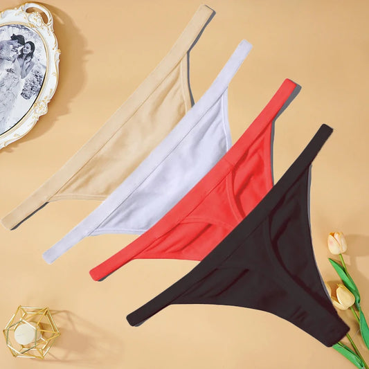 3Pcs Sexy Cotton Thongs sexy panties