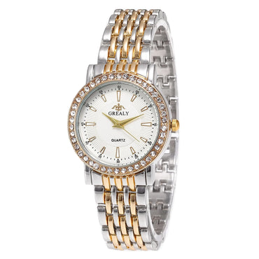 New Casual Watches Women Luxury Fashion Lovers Watch Rhinestone Quartz Watch Men Women Gift Business Wristwatch
