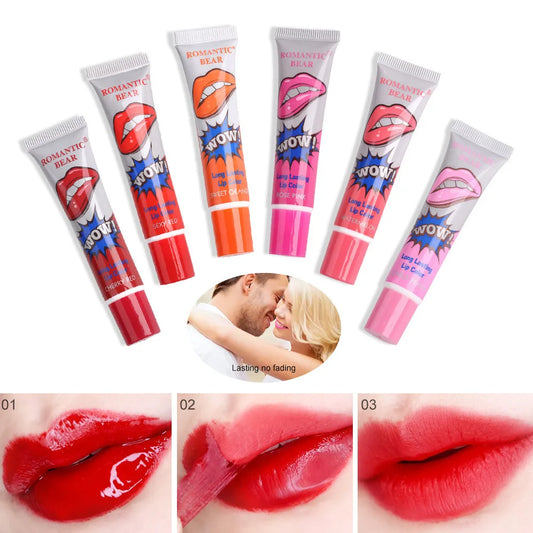 Magic 6 Colors Peel Liquid Lipstick Waterproof Lasting