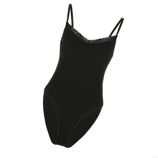Women's Simple Camisole with Sleeveless Polyester Bodysuit Fashion Lover H7EF