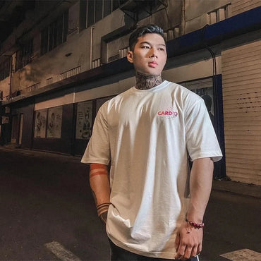 ANTI CARDIO Casual Oversized T Shirt